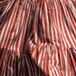 Rajwada Brown Rayon Stitched Stripes Indo Western Dresses For Women