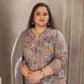 Rajwada Olive Green Rayon Printed Kurta Set For Women