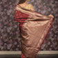 Rajwada Maroon Woven Silk Blend Saree with Unstitched Blouse for Women