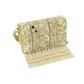 Rajwada Off White Jute Embellished Clutch For Women