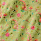 Rajwada Pista Green Cotton Linen Striped Saree For Women