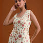 Rajwada White Georgette Embroidered Semi-Sitched Kurta Set For Women