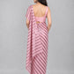 Light Pink Georgette Embellished Saree
