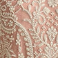 Rajwada Light Pink Georgette Embellished Semi Stitched Kurta Set For Women