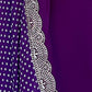 Rajwada Purple Viscose Lace Work Stitched Kurta Set for Women