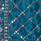 Rajwada Teal Chinon Embroidered Stitched Kurta Set For Women