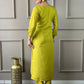 Rajwada Green Viscose chanderi Embroidered Stitched Kurta Set For Women