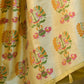 Rajwada Yellow Silk Blend Solid Saree For Women