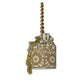 Rajwada White And Golden Suede Embellished Potli For Women