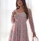 Rajwada Pink Chiffon Floral Digital Print Stitched Kurta Set For Women