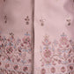 Rajwada Light Pink Silk Blend Embroidered Stitched Kurta Set For Men