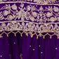 Rajwada Purple Georgette Embroidered Stitched Kurta Set For Women
