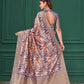 Rajwada Multicolour Silk Blend Woven Printed Saree For Women