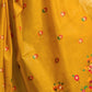 Rajwada Mustard Yellow Cotton Blend Printed Saree For Women