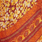 Rajwada Orange Silk Blend Printed Saree For Women