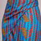Rajwada Blue Linen Printed Stitched Co-Ord Set For Women