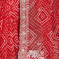 Rajwada Red Georgette Embroidered Saree For Women