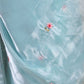 Rajwada Sky Blue Organza Embroidered Solid Saree For Women