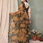 Rajwada Multicolor Georgette Printed Saree For Women