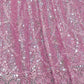 Rajwada Pink Soft Net Embellished Semi-Stitched Lehenga With Unstitched Blouse For Women