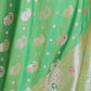 Rajwada Green Silk Blend Woven Elegant Saree For Women