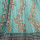 Rajwada Sky Blue Net Embroidered Semi Stitched Lehenga With Unstitched Blouse for Women