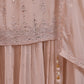 Rajwada Women Beautiful Embroidered Peach Georgette Stitched Kurta Set