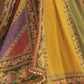 Rajwada Multicolor Organza Silk Printed Stitched lehenga For Women