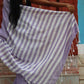 Rajwada Light Purple Cotton  Saree  With Unstitched Blouse for Women