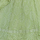 Rajwada Olive Embellished Georgette Semi Stitched Lehenga With Blouse For Women