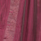 Rajwada Purple Embroidered Georgette Saree with Unstitched Blouse for Women