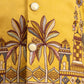 Rajwada Yellow Viscose Silk Embroidered Stitched Kurta Set For Kids
