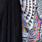 Rajwada Black And White Georgette Printed Saree For Women