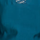 Rajwada Teal Viscose Chanderi Embroidered Stitched Kurta Set For Women