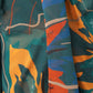 Rajwada Teal Blue Georgette Printed Saree With Unstitched Blouse For Women
