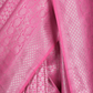 Rajwada Pink Silk Blend Woven Saree with Unstitched Blouse for Women