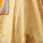 Rajwada Yellow Shibori Crepe Embroidered Semi Stitched Lehenga With Unstitched Blouse for Women