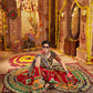 Rajwada Maroon Cotton Blend Embroidered Semi-Stitched lehenga For Women