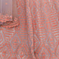 Rajwada Peach and Grey Net Embellished Semi Stitched Lehenga With Unstitched Blouse for Women
