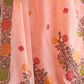 Rajwada Peach Linen Blend Solid Saree For Women