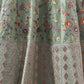 Rajwada Green Organza Blend Embroidered Semi Stitched Lehenga With Unstitched Blouse for Women