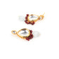 Rajwada Maroon And White Alloy Jewellery Set For Women