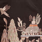 Rajwada Black Viscose Silk Embroidered Kurta Set For Kids