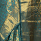 Rajwada Blue Silk Blend Woven Saree With Unstitched Blouse For Women