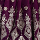 Rajwada Purple Georgette Embroidered Kurta Set For Women