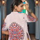 Rajwada Multicolor Viscose Rayon Stitched Lehenga Set For Women