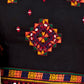 Rajwada Black Cotton Blend Solid With Golden Border Semi-Stitched Lehenga For Women