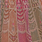 Rajwada Multicolor Soft Net Embellished Semi-Stitched Lehenga With Unstitched Blouse For Women