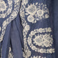 Rajwada Blue Thread Embroidered Organza Saree With Unstitched Blouse For Women