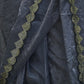 Rajwada Black Beads Embroidered Organza Saree with Unstitched Blouse for Women